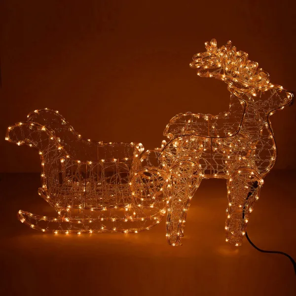CL1222 VALGUSTUS PÕHJAPÕTRA SLEIGH 480 LED-GA