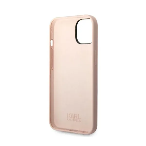 Karl Lagerfeld Silicone NFT Ikonik - Case for iPhone 14 Plus (Pink)