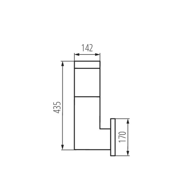 Architectural lighting with replaceable source of light INVO OP