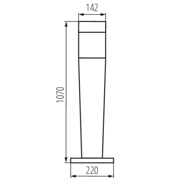 Architectural lighting with replaceable source of light INVO OP