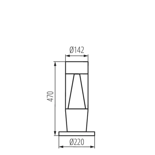 Architectural lighting with replaceable source of light INVO TR