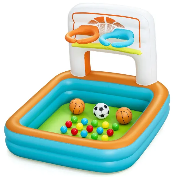 Baseins ar Bumbām Bestway Kick N'Swish 120 x 107 x 84 cm