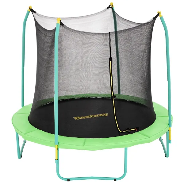 Детский батут с защитной сеткой Bestway 244 x 220 cm