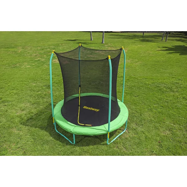 Bērnu batuts ar drošības tīklu Bestway 244 x 220 cm