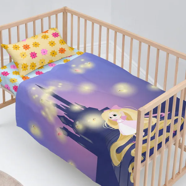 Cot Bedding Set HappyFriday Mr Fox Long Braid Multicolour Baby Crib