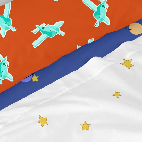 Cot Bedding Set HappyFriday LE PETIT PRINCE Multicolour