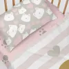 Cot Bedding Set HappyFriday Happynois Kitty Multicolour