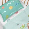 Antklodės užvalkalas be užpildo HappyFriday Happynois World Map Spalvotas Vaikiška lovytė 2 Dalys