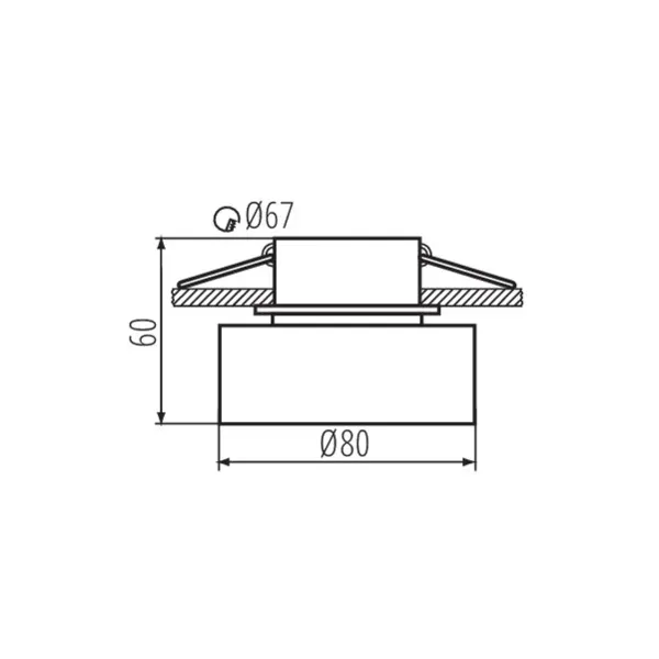 Ring for spotlight fittings GOVIK