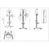 TV Stand Manhattan 461245 70" 50 kg