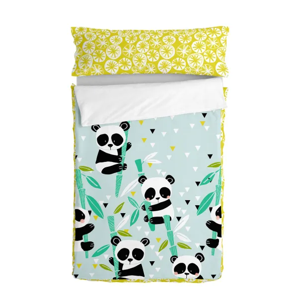 Peitto täytteellä HappyFriday Moshi Moshi Panda Garden Blue Sininen 42 x 20 x 50 cm