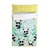 Peitto täytteellä HappyFriday Moshi Moshi Panda Garden Blue Sininen 42 x 20 x 50 cm