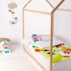Quilted Zipper Bedding HappyFriday Mr Fox Piggys Multicolour 42 x 20 x 50 cm