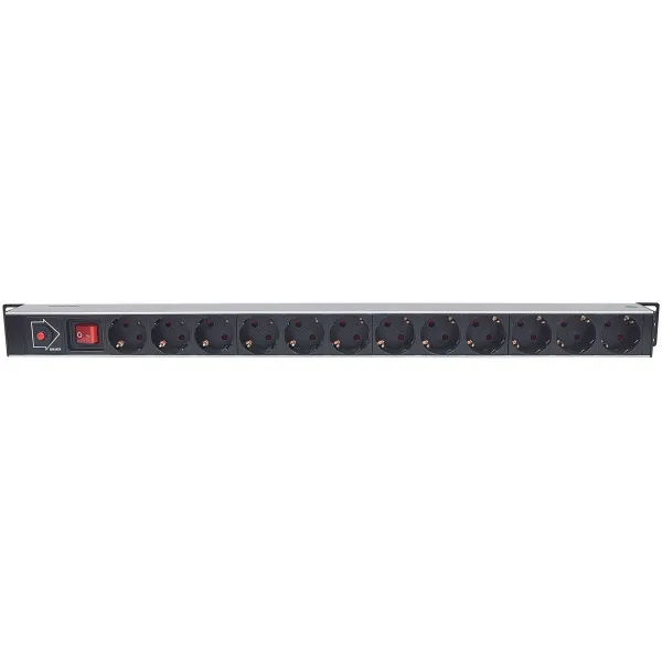 Schuko 27" 12 Way Multi-socket Adapter Intellinet 714044 (1,8 m)