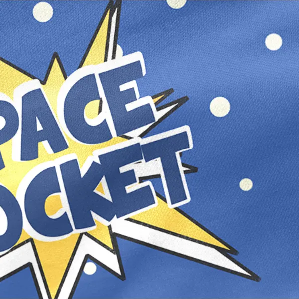 Pinnasängyn suoja HappyFriday Mr Fox Space rocket  Monivärinen 210 x 40 cm