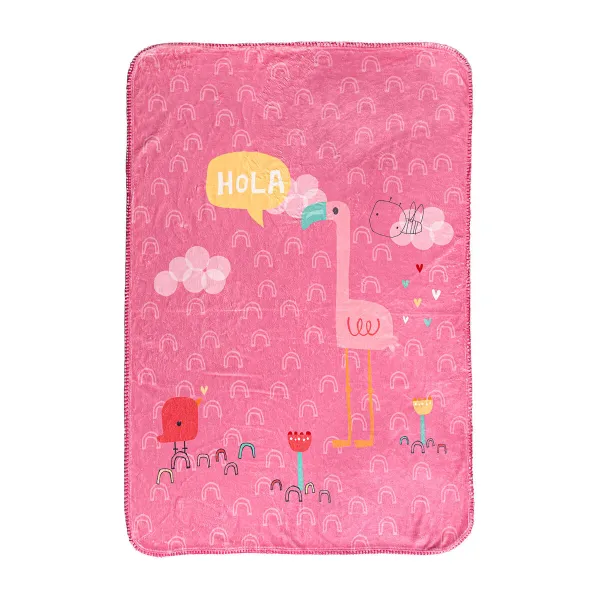 Huopa HappyFriday Moshi Moshi Hola Monivärinen Mikrokuitu 110 x 140 cm