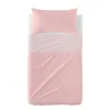 Cot Bedding Set HappyFriday BASIC KIDS Light Pink Baby Crib