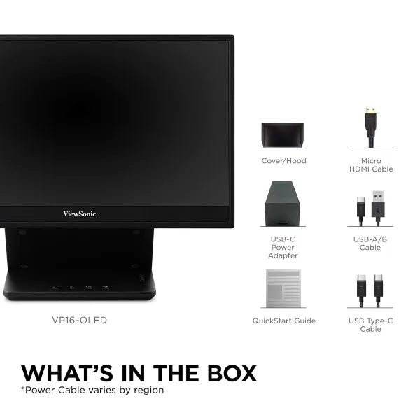 Monitors ViewSonic VP16-OLED 16" Full HD