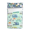 Quilt Cover without Filling HappyFriday Moshi moshi Holidays Multicolour 90 x 200 cm
