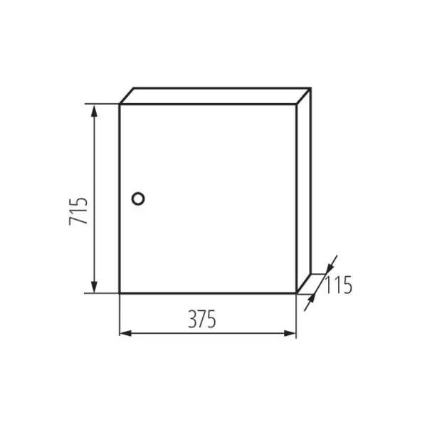 Metal distribution board KP-DB-I-MS