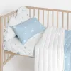 Mazuļa gultas aizsargs HappyFriday Basic Kids Little star  Zils 60 x 40 cm