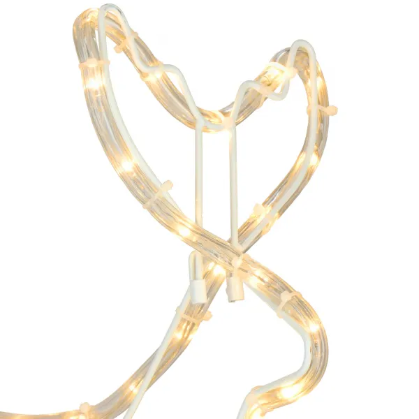 LED Joulukoriste poro ja reki Springos CL4119, 120 cm, lämmin valkoinen