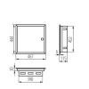 Metal distribution board KP-DB-I-MF