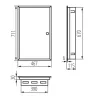 Metal distribution board KP-DB-I-MF