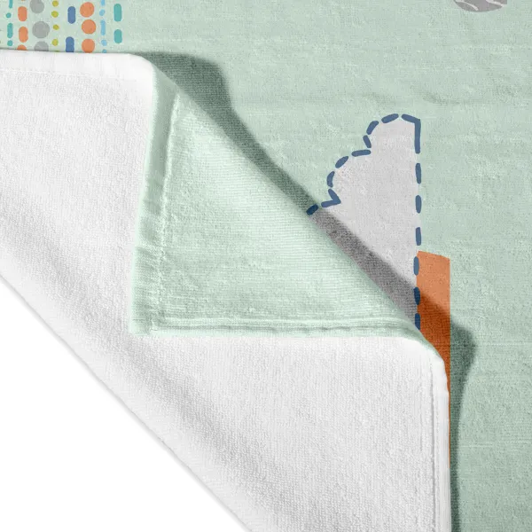 Kylpypyyhe HappyFriday Moshi Moshi Holidays Monivärinen 70 x 150 cm