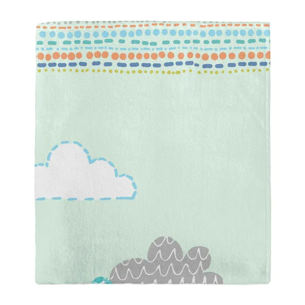 Kylpypyyhe HappyFriday Moshi Moshi Holidays Monivärinen 70 x 150 cm