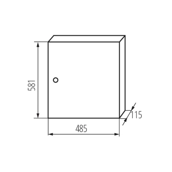 Metal distribution board KP-DB-I-MS