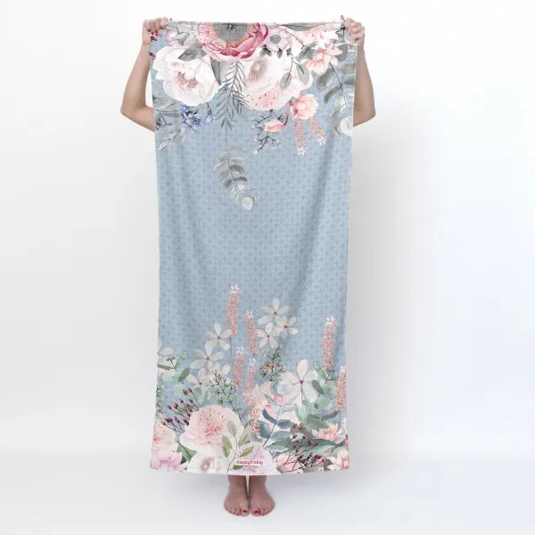 Банное полотенце HappyFriday Soft Bouquet Разноцветный 70 x 150 cm