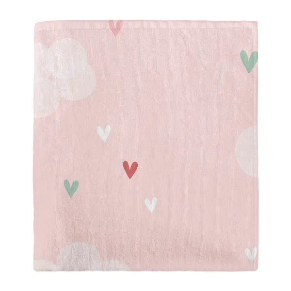Bath towel HappyFriday Moshi Moshi Hola Multicolour 70 x 150 cm