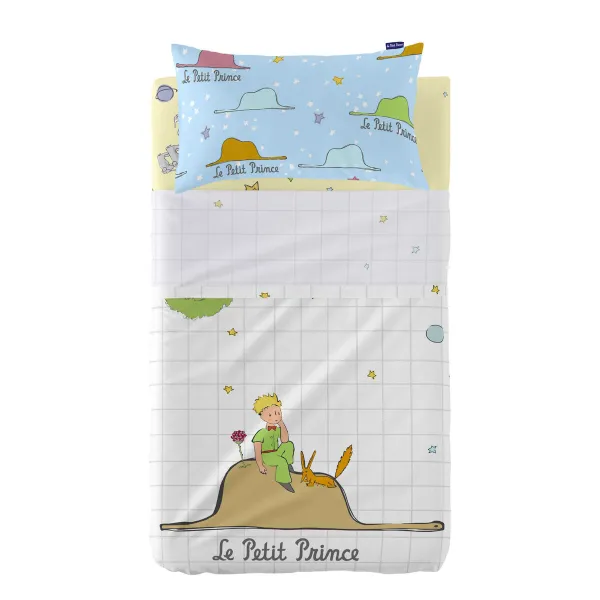 Cot Bedding Set HappyFriday Le Petit Prince Imagination Multicolour