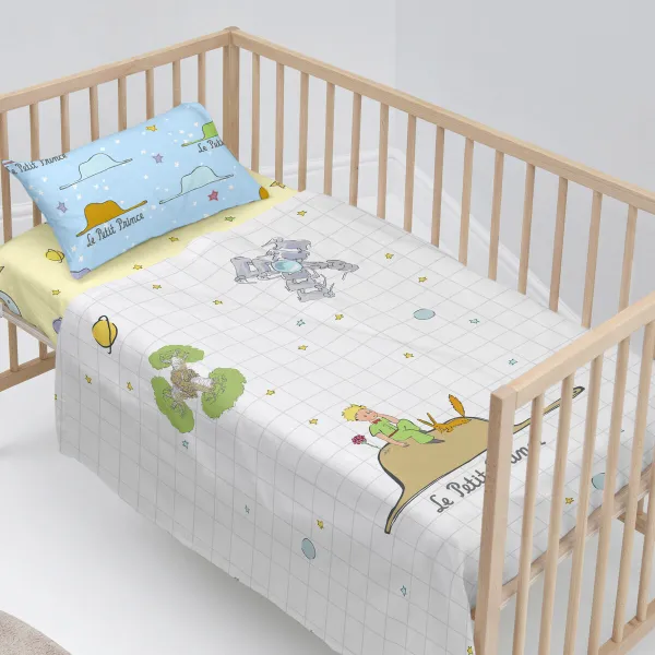 Cot Bedding Set HappyFriday Le Petit Prince Imagination Multicolour