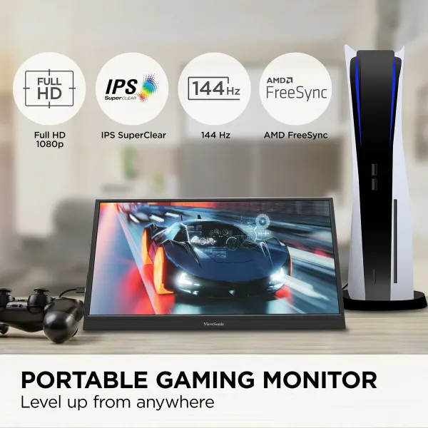 Monitors ViewSonic VX1654 Full HD 15,6