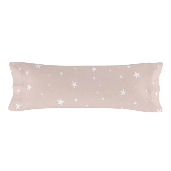 Quilt Cover without Filling HappyFriday Basic Kids Little star Pink 90 x 200 cm