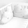 Pinnasängyn suoja HappyFriday Basic Kids Little star  Harmaa 60 x 40 cm