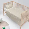 Cot Bedding Set HappyFriday Basic Kids Little star Beige Baby Crib