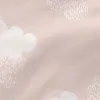 Segas Pārvalks Bez Pildījuma HappyFriday Basic Kids Clouds Rozā 90 x 200 cm