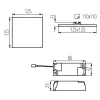 Downlight fitting AREL LED