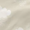 Dygsniuota patalynė su užtrauktuku HappyFriday Basic Clouds Rusvai gelsva 105 x 200 cm