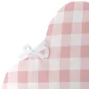 Cot protector HappyFriday Basic Kids Vichy Pink 60 x 40 cm