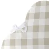 Pinnasängyn suoja HappyFriday Basic Kids Vichy Beige 60 x 40 cm