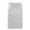 Cot Bedding Set HappyFriday Basic Kids Vichy Grey
