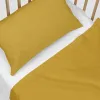 Cot Bedding Set HappyFriday BASIC KIDS Mustard