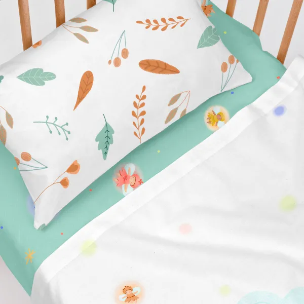Cot Bedding Set HappyFriday Mr Fox Dreaming Multicolour