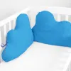 Протектор кроватки HappyFriday Basic Kids Cloud бирюзовый 60 x 40 cm