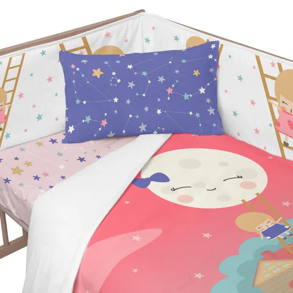 Протектор кроватки HappyFriday Happynois Moon dream Разноцветный 210 x 40 cm