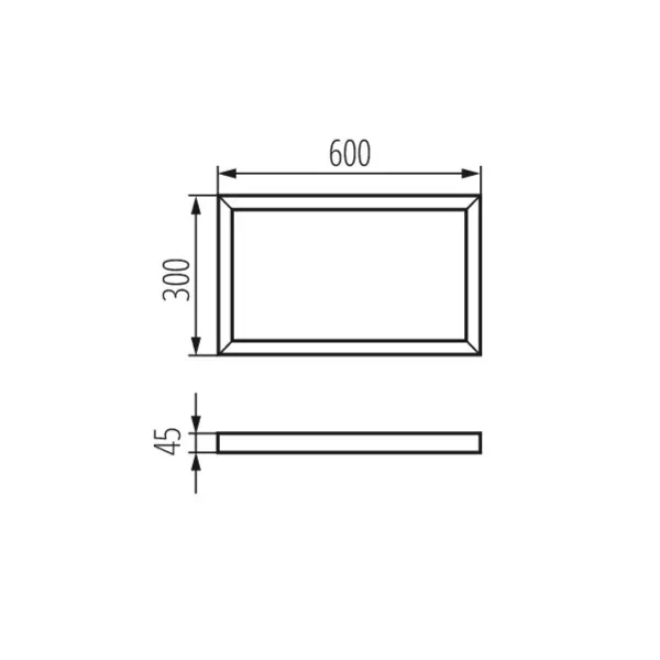 Surface-mounted frame ADTR